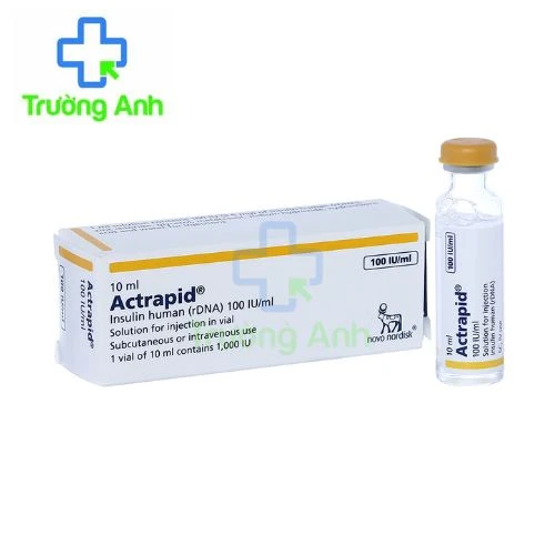 Actrapid 1000iu/10ml - Thuốc điều trị đái tháo đường