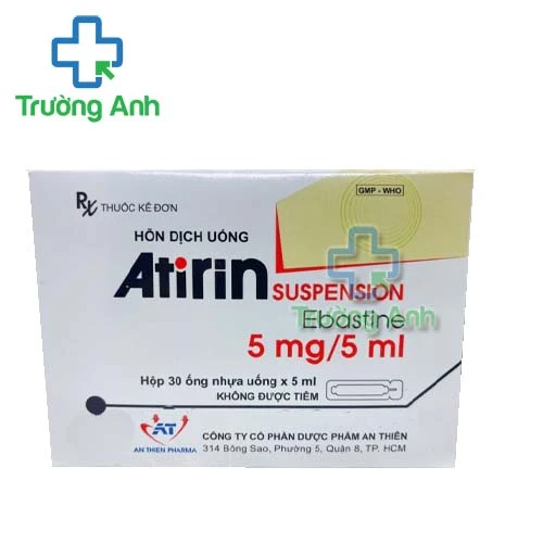 Atirin suspension - Thuốc điều trị viêm mũi dị ứng hiệu quả