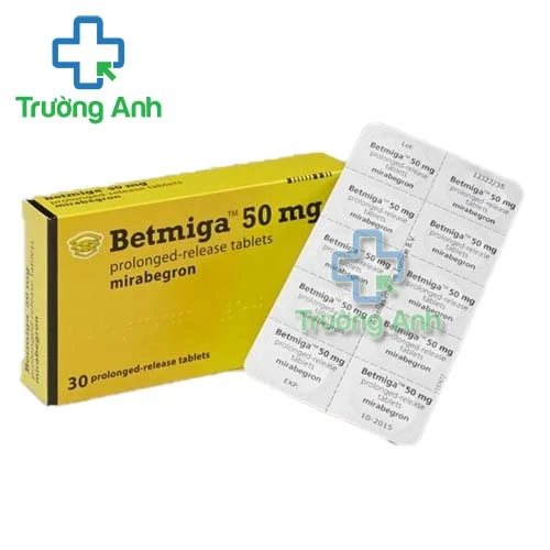 Betmiga 50mg - Thuốc điều trị hội chứng bàng quang tăng động