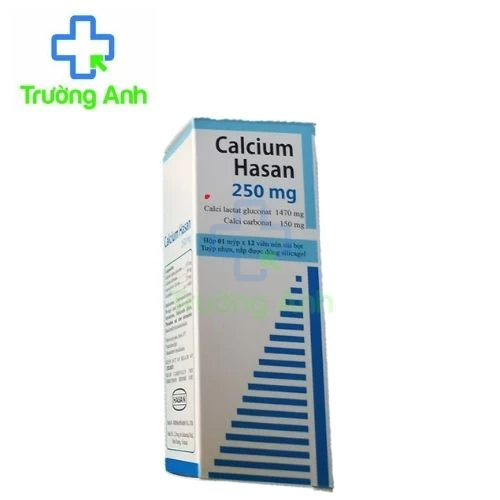Calcium hasan 250mg - Bổ sung canxi điều trị loãng xương