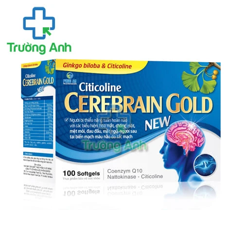 Cerebrain Gold Santex - Giúp dưỡng não và tăng cường lưu thông máu não