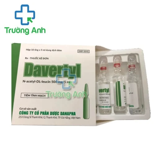 Davertyl 500mg/5ml Danapha - Thuốc điều trị các cơn chóng mặt