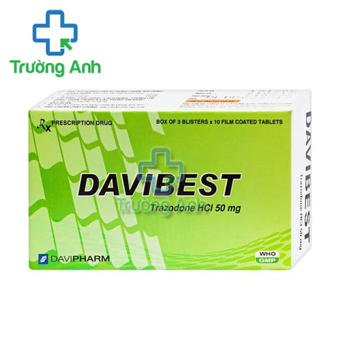 Davibest 50mg Davipharm - Thuốc điều trị bệnh trầm cảm hiệu quả