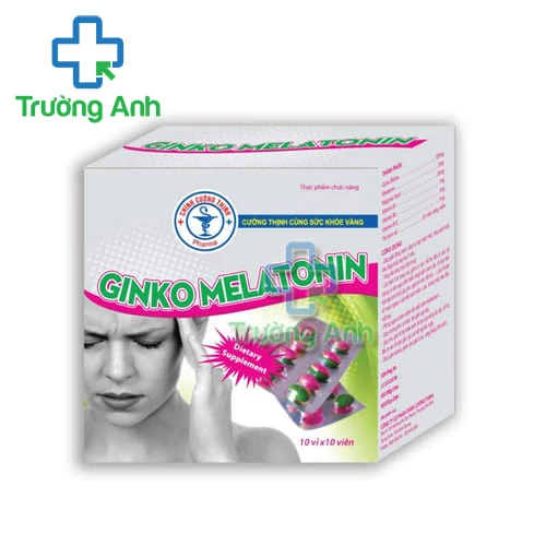Ginko Melatonin TC Pharma - Giúp an thần, dễ ngủ