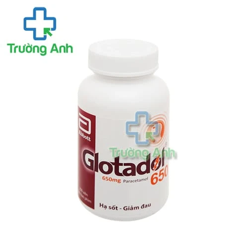 Glotadol 650mg Glomed (200 viên) - Thuốc giảm đau, hạ sốt nhẹ và vừa