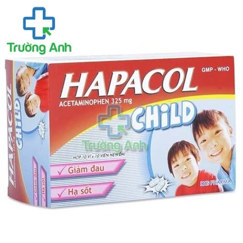 Hapacol Child 325mg DHG - Thuốc hạ sốt, giảm đau cho trẻ em
