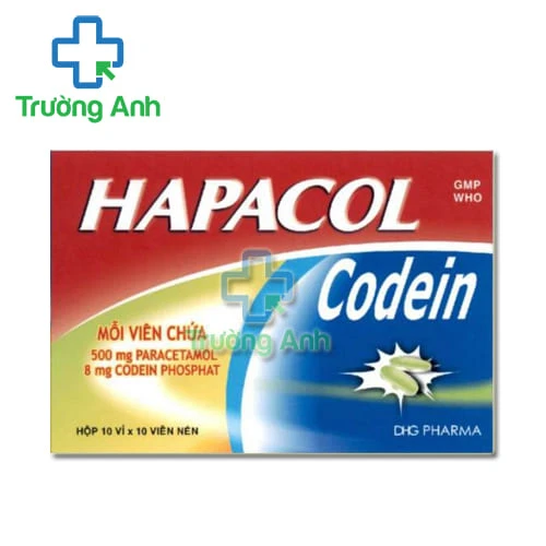 Hapacol Codein DHG (viên nén) - Thuốc điều trị triệu chứng đau cấp tính