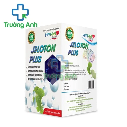 Jeloton Plus - Hỗ trợ hoạt huyết, an thần, tăng cường tuần hoàn máu não