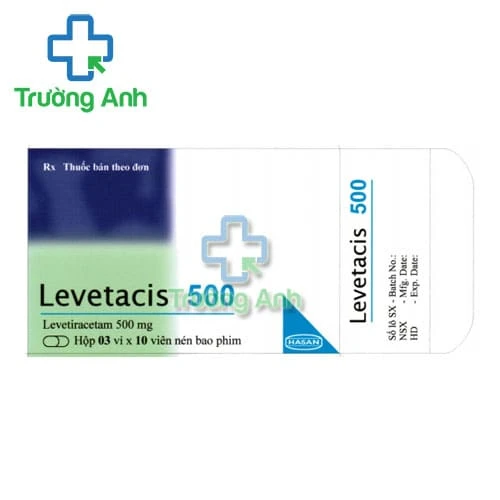 Levetacis 500 Hasan - Thuốc điều trị động kinh cục bộ