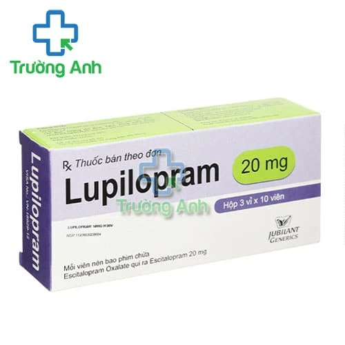 Lupilopram 20mg -  Thuốc điều trị các chứng trầm cảm trầm trọng