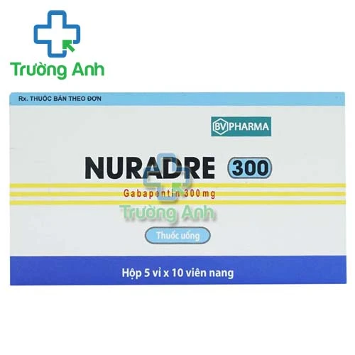 Nuradre 300mg BV Pharma - Thuốc điều trị đau thần kinh, bệnh động kinh