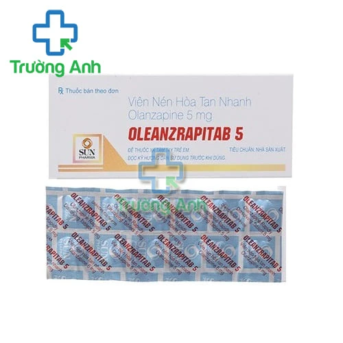 Oleanzrapitab 5mg Sun Pharma - Thuốc điều trị bệnh tâm thần phân liệt