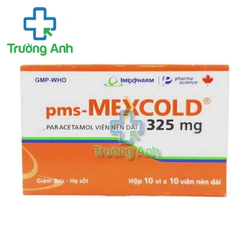 Pms-Mexcold 325mg Imexpharm (100 viên) - Thuốc giảm đau, hạ sốt