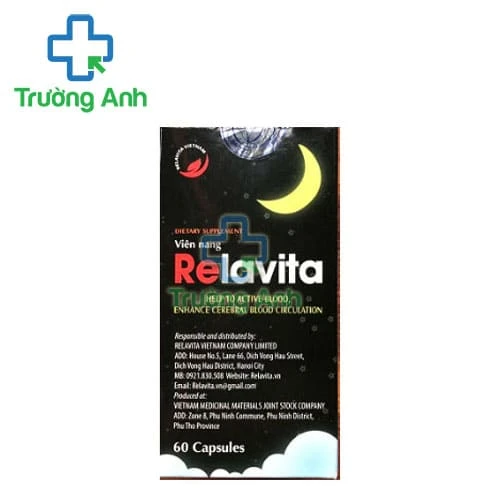 Relavita - Hỗ trợ hoạt huyết, tăng cường tuần hoàn máu não