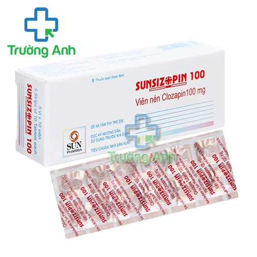 Sunsizopin 100mg Sun Pharma - Thuốc điều trị tâm thần phân liệt nặng