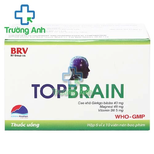 Topbrain 40mg BV Pharma - Thuốc hỗ trợ tăng tuần hoàn não
