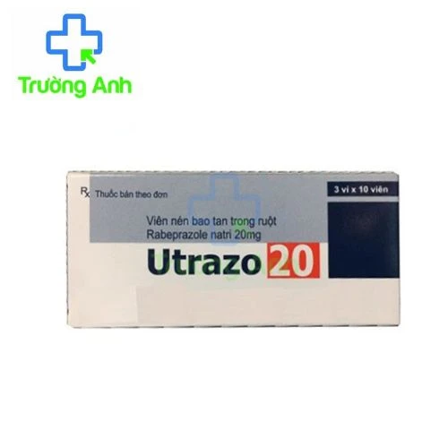 Utrazo 20 - Thuốc điều trị trào ngược dạ dày thực quản