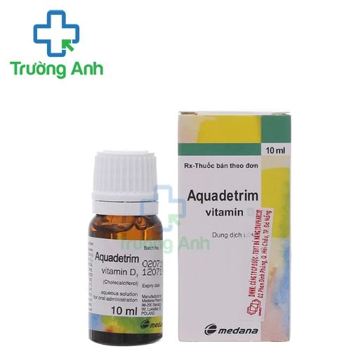 Aquadetrim Vitamin D3 - Thuốc phòng ngừa và điều trị bệnh còi xương và loãng xương