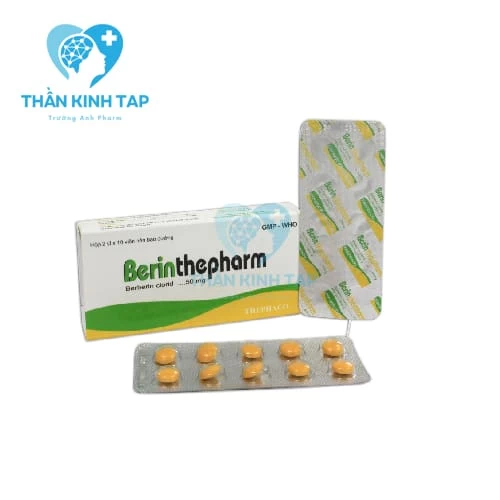 Berinthepharm - Thuốc điều trị tiêu chảy, viêm ruột, lỵ amip