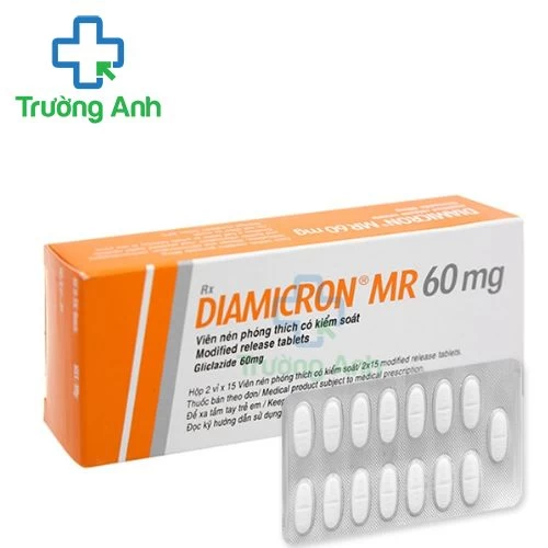 Diamicron MR 60mg - Thuốc điều trị đái tháo đường