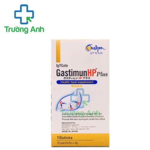 GastimunHP Plus - Hỗ trợ tăng cường thải trừ H. pylori