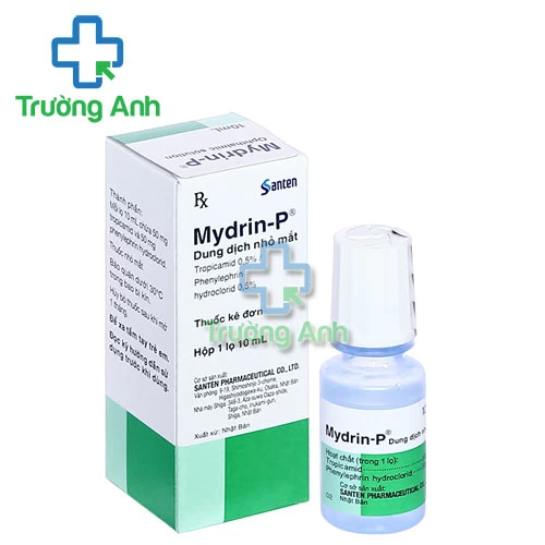 Mydrin-P - Thuốc làm giãn đồng tử, liệt cơ thể mi để điều trị