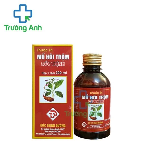 Thuốc trị mồ hôi trộm Đức Thịnh -  Điều trị các bệnh về ra nhiều mồ hôi