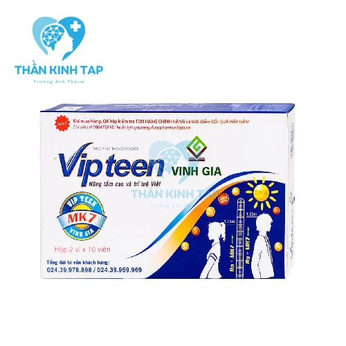 Vipteen - Bổ sung các dưỡng chất cho cơ thể