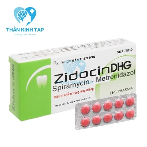 ZidocinDHG - Kháng khuẩn trong nhiễm trùng răng miệng