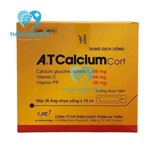 A.T Calcium cort - Hỗ trợ tăng trưởng và phát triển cho trẻ