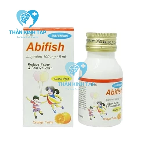 Abifish - Thuốc hạ sốt, làm giảm đau cho trẻ em