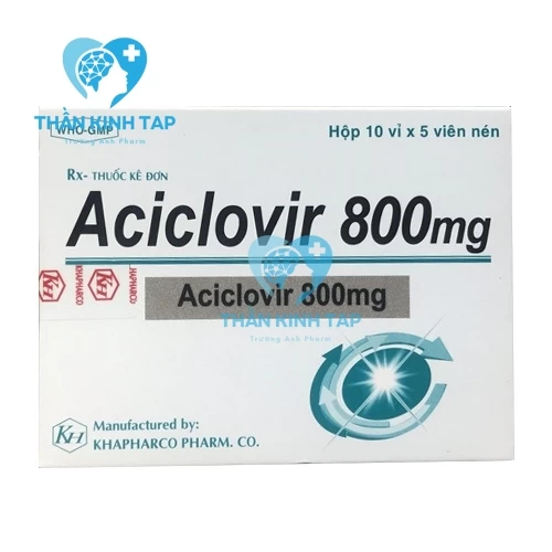 Aciclovir 800mg - Thuốc điều trị các nhiễm khuẩn