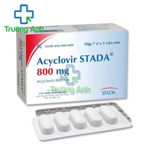 Aciclovir 800mg - Thuốc điều trị các nhiễm khuẩn