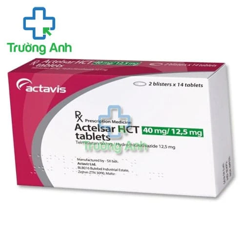 Actelsar HCT 40mg/12,5mg - Thuốc điều trị tăng huyết áp