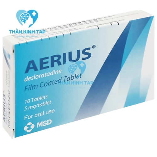 Aerius 5mg - Thuốc giảm hắt hơi sổ mũi