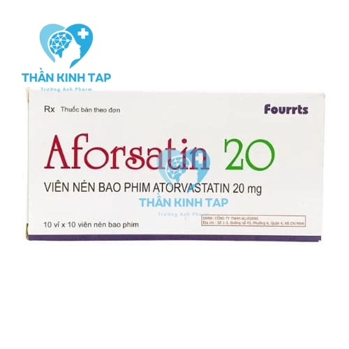 Aforsatin 20 - Thuốc điều trị mỡ máu cao hiệu quả