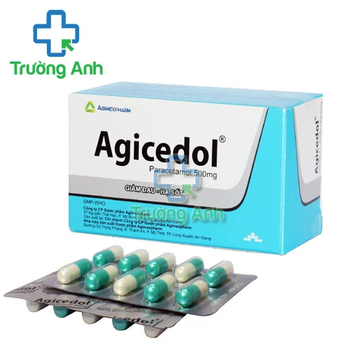 Agicedol - Thuốc giảm đau, hạ sốt từ nhẹ đến trung bình