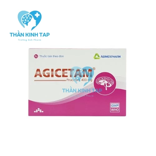 Agicetam 400mg Agimexpharm - Thuốc điều trị chóng mặt, suy giảm trí nhớ