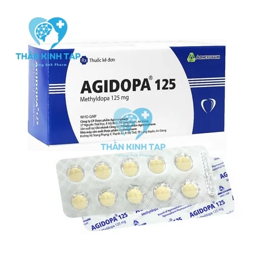 Agidopa 125 Agimexpharm - Thuốc điều trị tăng huyết áp