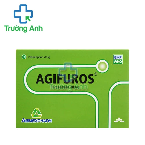 Agifuros 40mg - Thuốc điều trị phù phổi cấp, tăng huyết áp