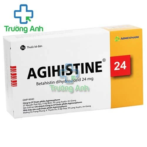 Thuốc Agihistine 24 - Điều trị triệu chứng chóng mặt