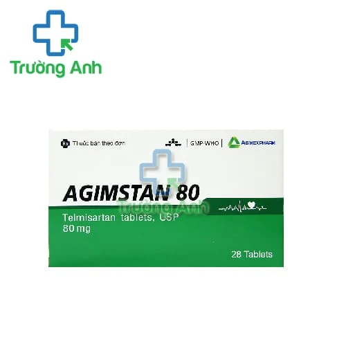 Agimstan 80 - Thuốc điều trị bệnh tăng huyết áp, suy tim