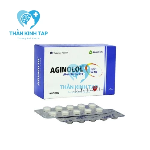 Aginolol 50 - Điều trị tăng huyết áp, đau thắt ngực hiệu quả