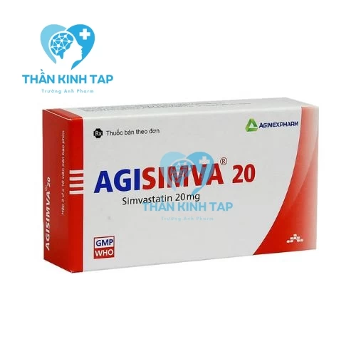 Agisimva 20 - Điều trị tăng cholesterol máu hiệu quả