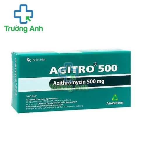 Agitro 500 - Thuốc điều trị viêm, nhiễm khuẩn của Agimexpharm