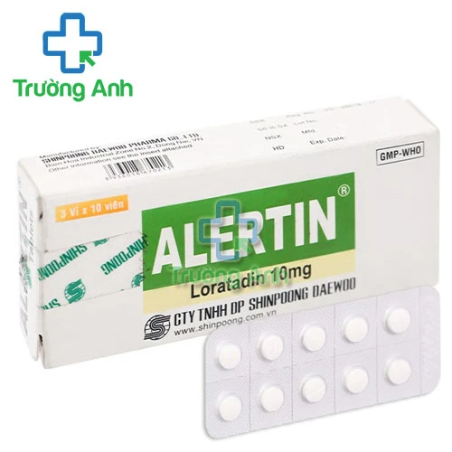 Alertin - Thuốc điều trị viêm mũi dị ứng và mề đay