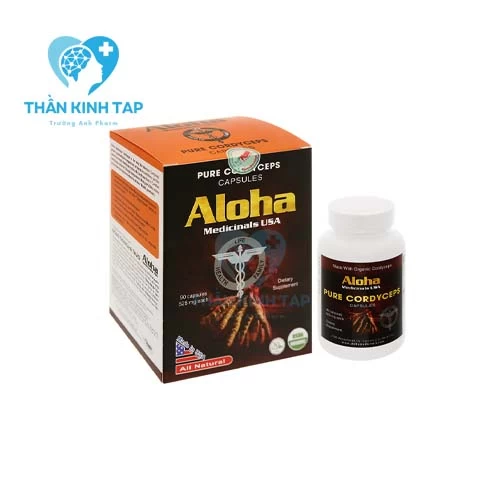 Aloha Pure Cordyceps Capsules - Giúp khỏe phổi, bổ thận