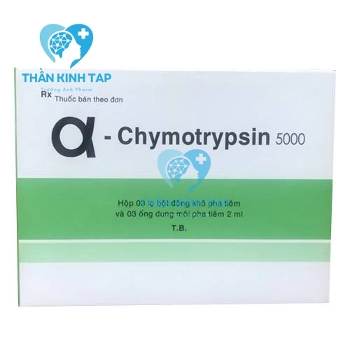 Alpha Chymotrypsin 5000 - Thuốc hỗ trợ điều trị phù nề