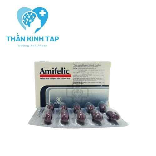 Amifelic - Hỗ trợ bổ sung Sắt và Acid Folic