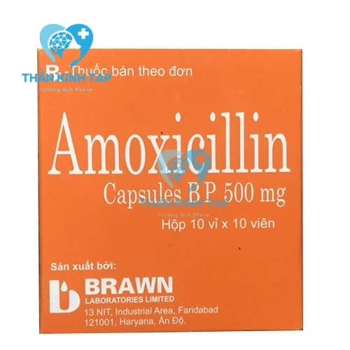 Amoxicillin capsules bp 500mg - Điều trị bệnh nhiễm khuẩn